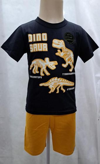 Imagem de Conjunto Infantil Dinossauro Brilha No Escuro (7749)