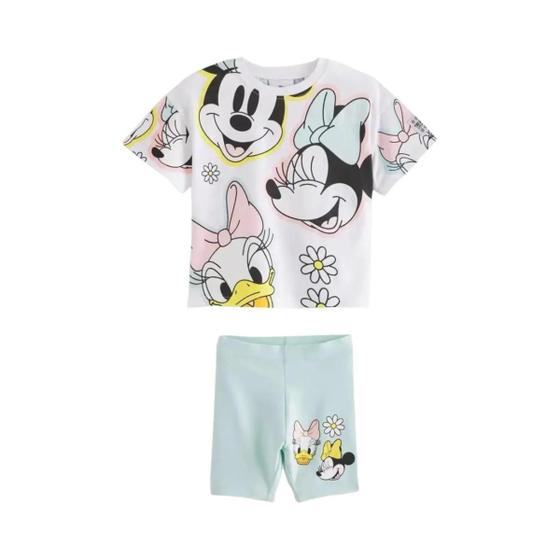 Imagem de Conjunto Infantil Disney Verão - 2 Peças (Camiseta e Shorts) - Moda Casual