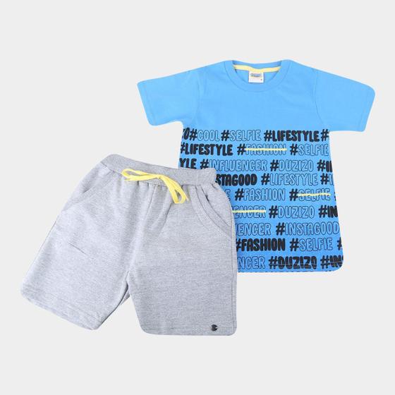 Imagem de Conjunto Infantil Duzizo Estampado Masculino