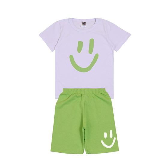 Imagem de Conjunto Infantil Estampa Menino Tamanhos 4 6 8 10 12 14 16 Anos Camiseta e Bermuda