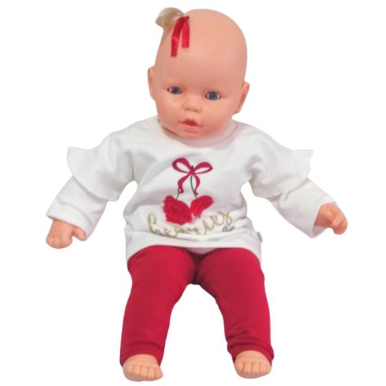 Imagem de Conjunto Infantil Feminino de Moletom Cherry - Elian