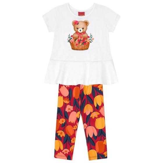 Imagem de Conjunto infantil - feminino - tamanho 4 ao 8  1000210  - kyly 