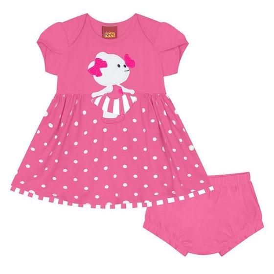 Imagem de Conjunto infantil - feminino - tamanho 6 a 24 meses 1000418 - kyly 