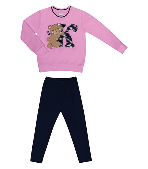 Imagem de Conjunto Infantil Feminino Urso Rovitex Kids