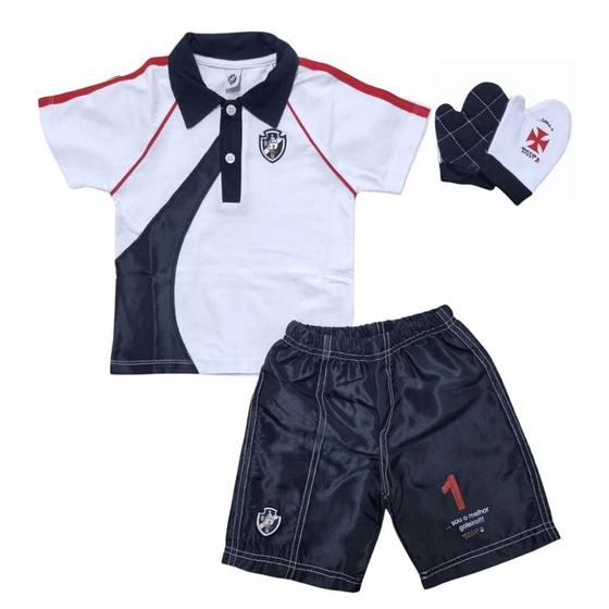 Imagem de Conjunto Infantil Goleiro Vasco Oficial