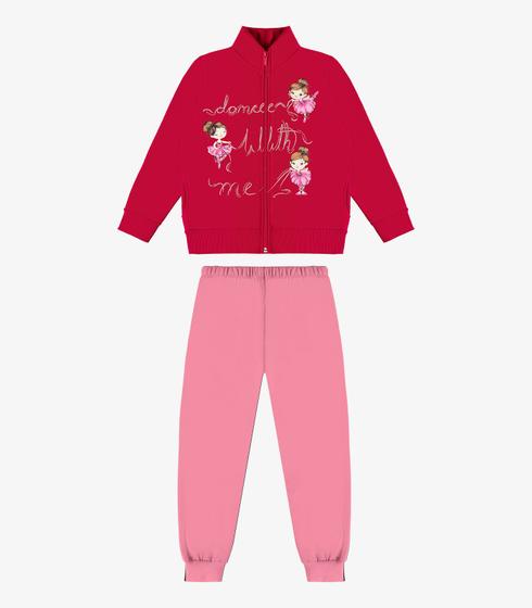 Imagem de Conjunto Infantil Jaqueta Com Calça Rovi Kids Vermelho