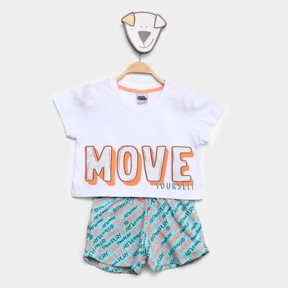 Imagem de Conjunto Infantil Kiko &Kika Move Feminino