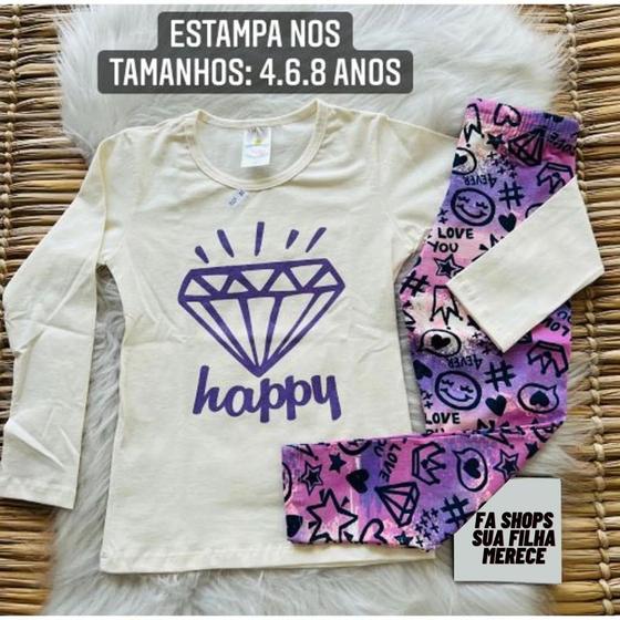 Conjunto Infantil Manga Longa Meia Estação Menina Modinha - Sapekinha Imagem de Conjunto Infantil Manga Longa Meia Estação Menina Modinha