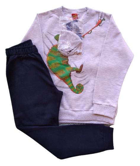 Imagem de Conjunto Infantil Masculino Blusão + Calça Moletom Kyly