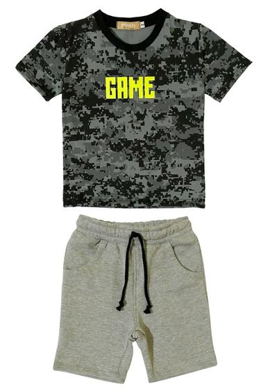 Imagem de Conjunto Infantil Masculino Camiseta + Bermuda Douvelin R.6002