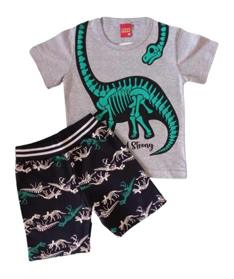 Imagem de Conjunto Infantil Masculino Camiseta MC + Bermuda Kyly