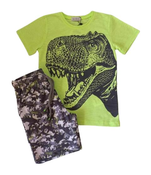 Imagem de Conjunto Infantil Masculino Camiseta MC + Bermuda Luc.boo