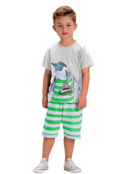 Imagem de Conjunto Infantil Masculino Curto Camiseta e Shorts