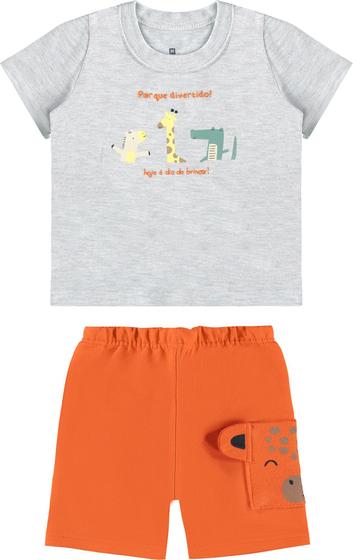 Imagem de Conjunto infantil masculino de camiseta e bermuda - 120410