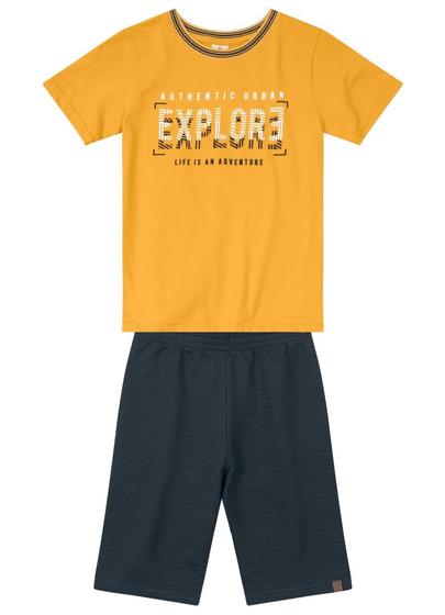 Imagem de Conjunto Infantil Masculino Explore - 100% Algodão