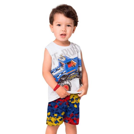 Imagem de Conjunto Infantil Masculino Regata + Bermuda Kyly