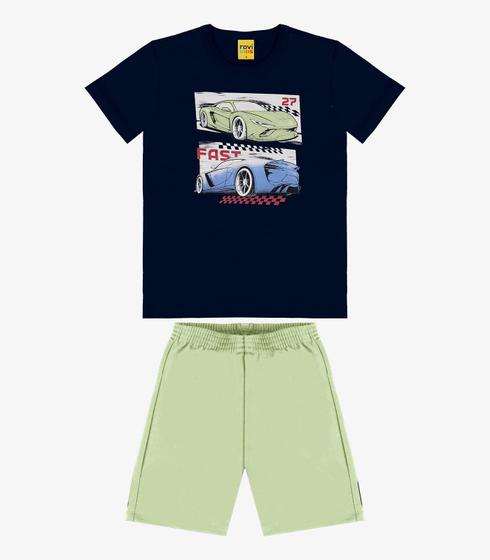 Imagem de Conjunto Infantil Masculino Rovi Kids Azul