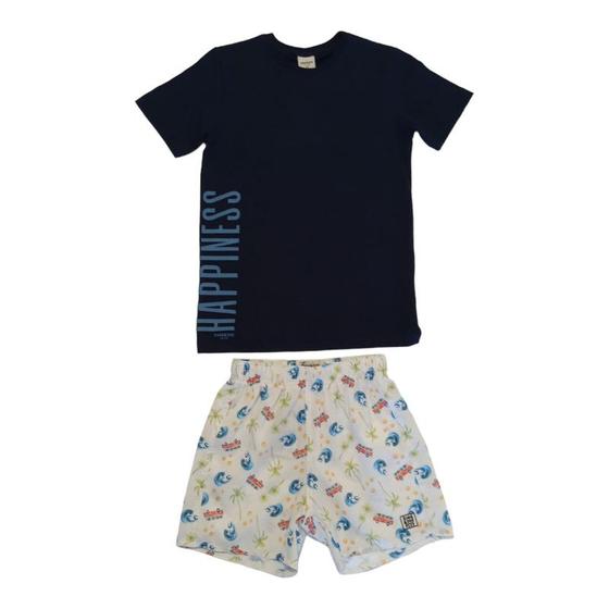 Imagem de Conjunto Infantil Masculino Verão Short Poliéster 5004