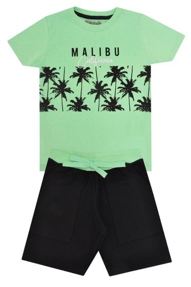 Imagem de Conjunto Infantil Masculino Verde Abacate Malibu