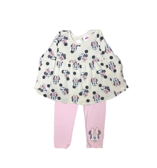 Imagem de Conjunto Infantil Menina Bata e Legging Disney