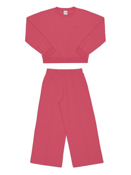 Imagem de Conjunto Infantil Menina Blusa/Calça Rosa Polaris Alakazoo