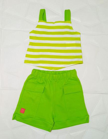 Imagem de Conjunto infantil menina blusa e shorts