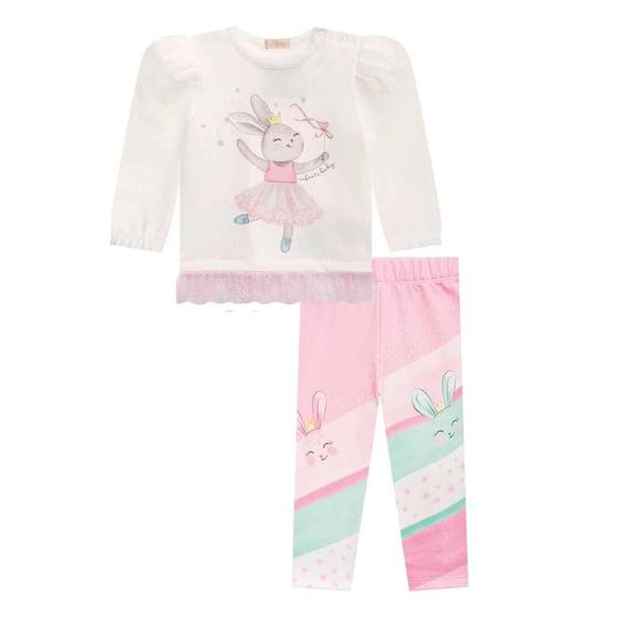 Imagem de Conjunto Infantil Menina Blusão Legging ThermoSkin Infantil