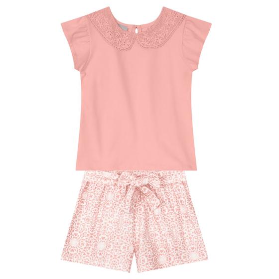 Imagem de Conjunto infantil menina em cotton Mundi