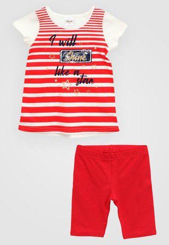 Imagem de Conjunto Infantil Menina Feminino Regata/blusinha Elian 4a14