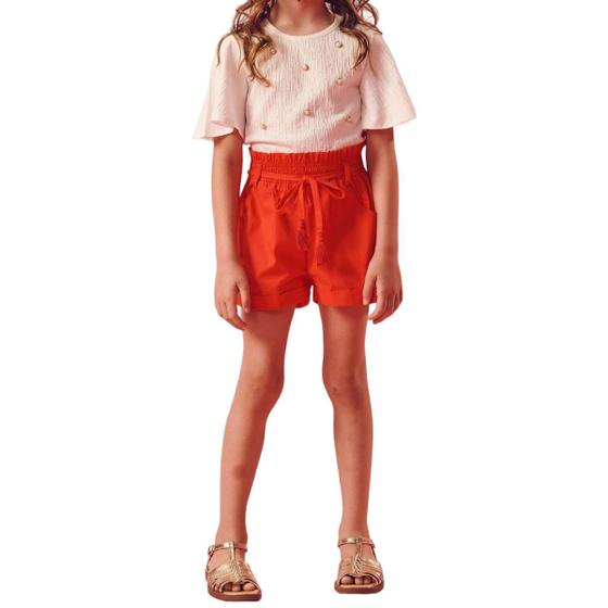 Imagem de Conjunto Infantil Menina Kukiê Off White - 6725