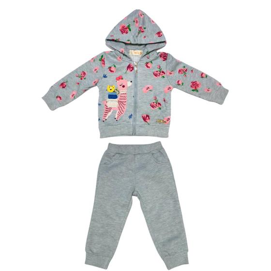 Imagem de Conjunto Infantil Menina Moletom Inverno 