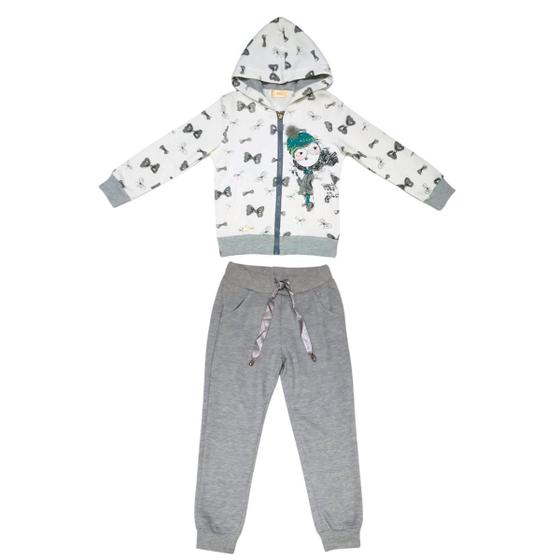 Imagem de Conjunto Infantil Menina Moletom Inverno 