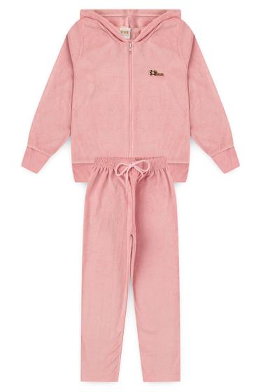 Imagem de Conjunto Infantil Menina Plush - Fashion - Rosa Bebê