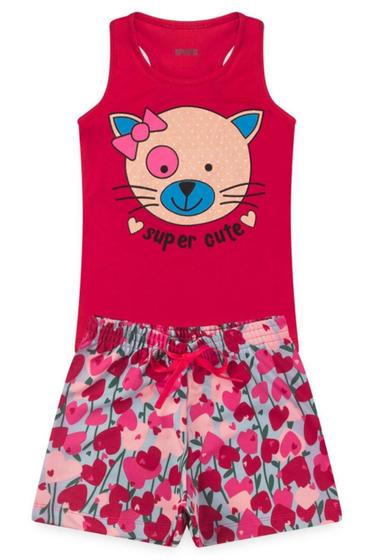 Imagem de Conjunto Infantil Menina - Ursinho Super Cute - Pink