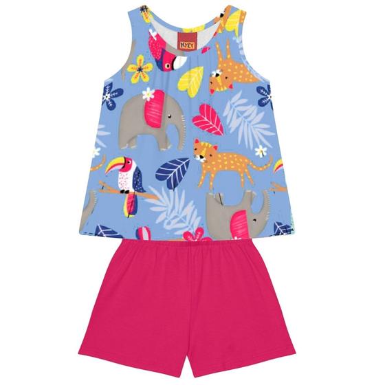 Imagem de Conjunto Infantil Menina Verão Blusa e Short Kyly 1000200