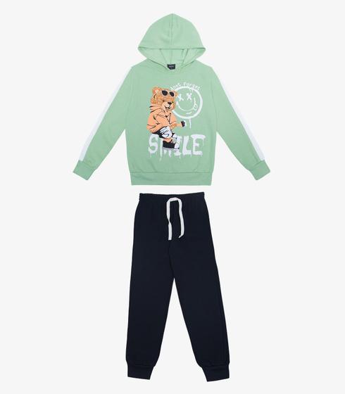 Imagem de Conjunto Infantil Menino Blusão Com Calça Select Verde