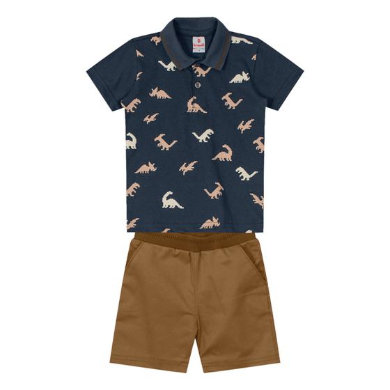 Imagem de Conjunto infantil menino de dinossauro brandili-jorelkids