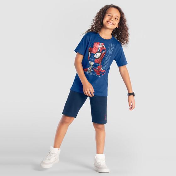 Imagem de Conjunto infantil menino do homem-aranha Brandili