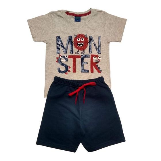 Imagem de Conjunto Infantil Menino Monster - Eagle Brazil