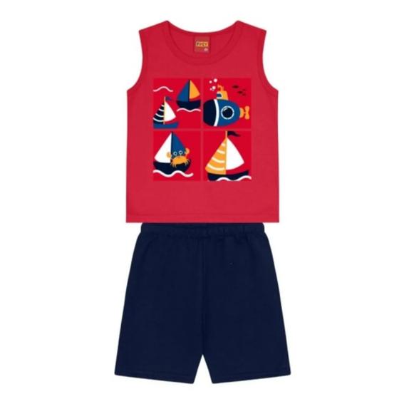 Imagem de Conjunto Infantil Menino Regata e Bermuda 1000354  Kyly