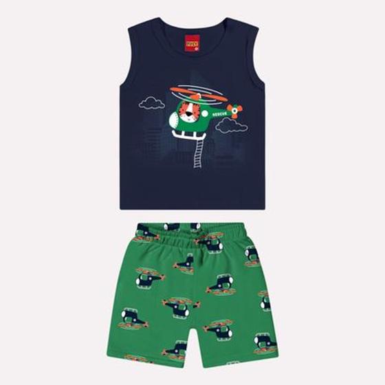 Imagem de Conjunto Infantil Menino Regata e Bermuda Kyly