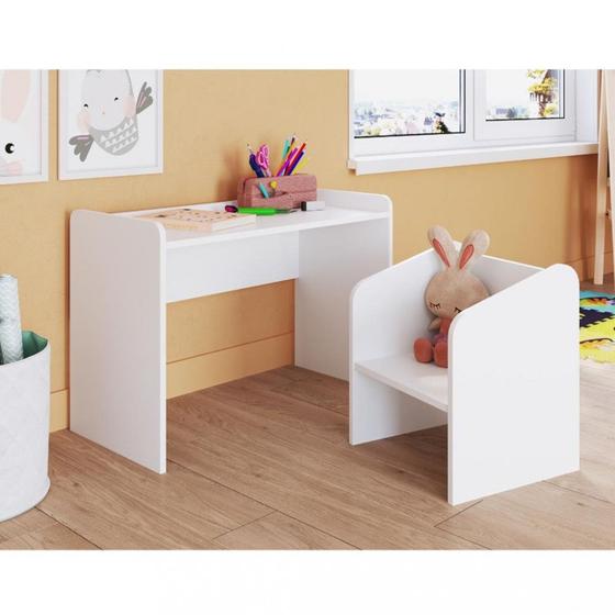 Imagem de Conjunto Infantil Mesa e Poltrona Montessoriano Meu Fofinho  Art in Moveis