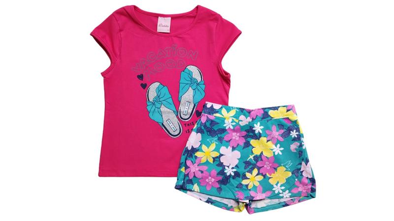 Imagem de Conjunto Infantil N. 08 Menina Verão Duduka/Viston