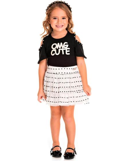 Imagem de Conjunto Infantil Pic Nic Blusa e Shorts