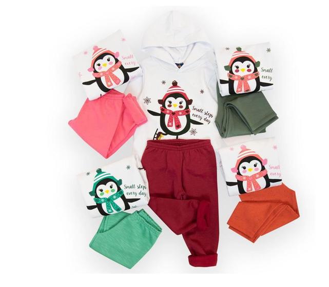 Imagem de Conjunto Infantil Pipa com Capuz Sortido Feminino  02 Peças