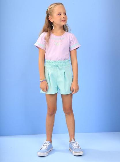 Imagem de Conjunto Infantil Shorts e Blusa com Botão