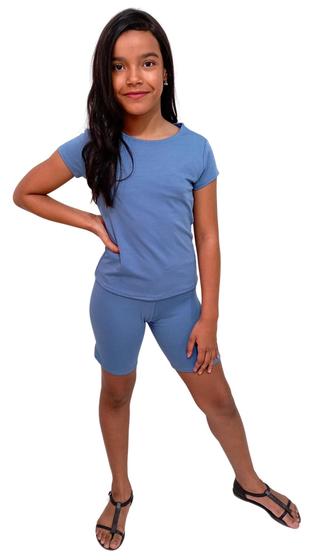 Imagem de Conjunto Infantil Sport Her Azul-Celeste