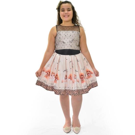 Imagem de Conjunto Infanto-Juvenil Plus Size - Cropped e Saia Estampada