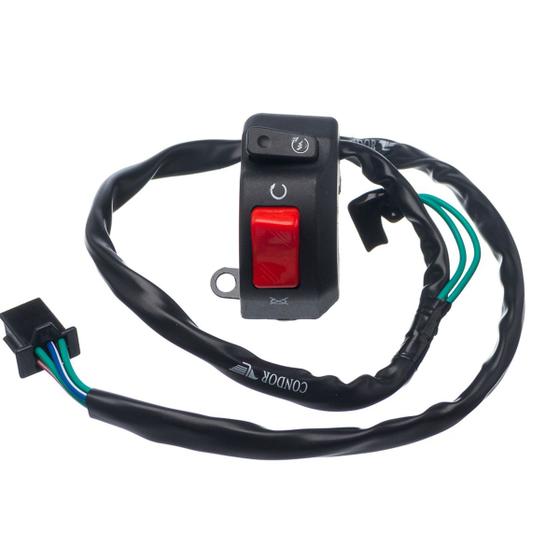 Imagem de Conjunto Interruptor Completo Luz Condor Lado Esquerdo Xtz Crosser 150