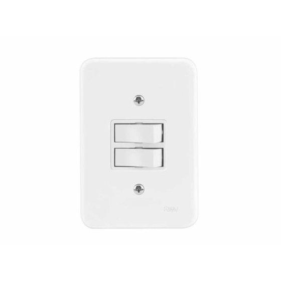 Imagem de Conjunto Interruptor Duplo Simples - Radial Pollar